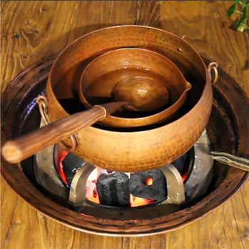 铜器时代纯手工紫铜煮茶器家用泡茶功夫茶三件套